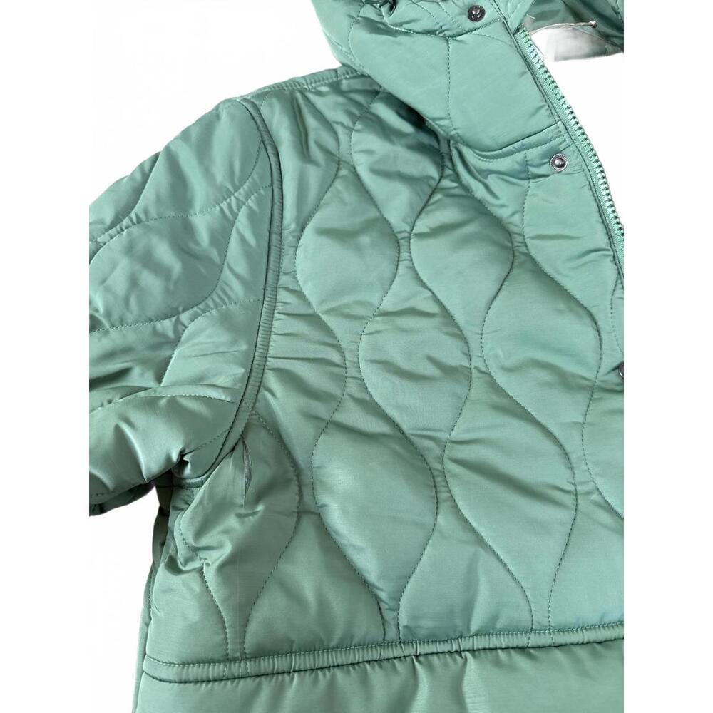 Amazon Essentials Quilted Green Jacket - image 6